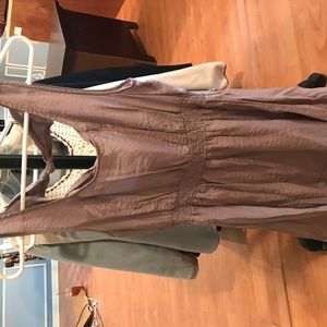 light grey-purple dress